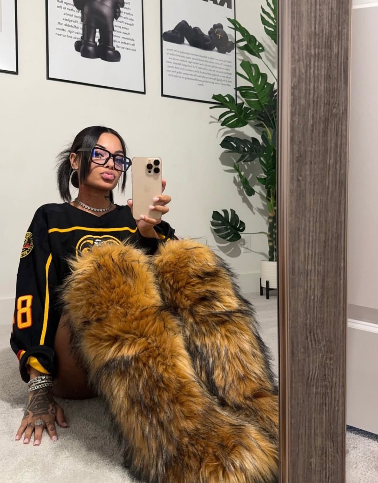 Thigh High “Manchester Fur Boots”