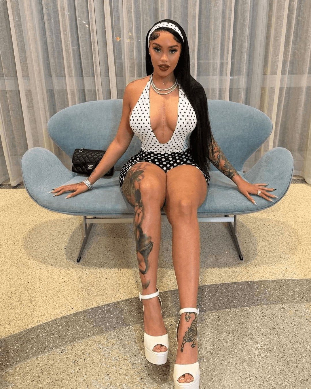 Miss Ma’am Polka Dot Romper